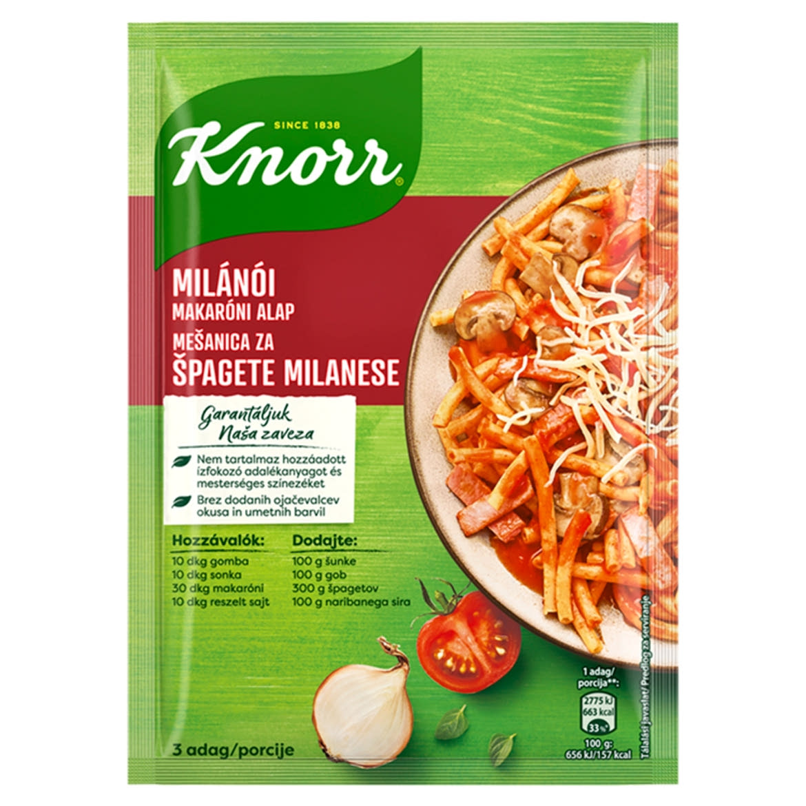 Knorr Fix milánói makaróni alap