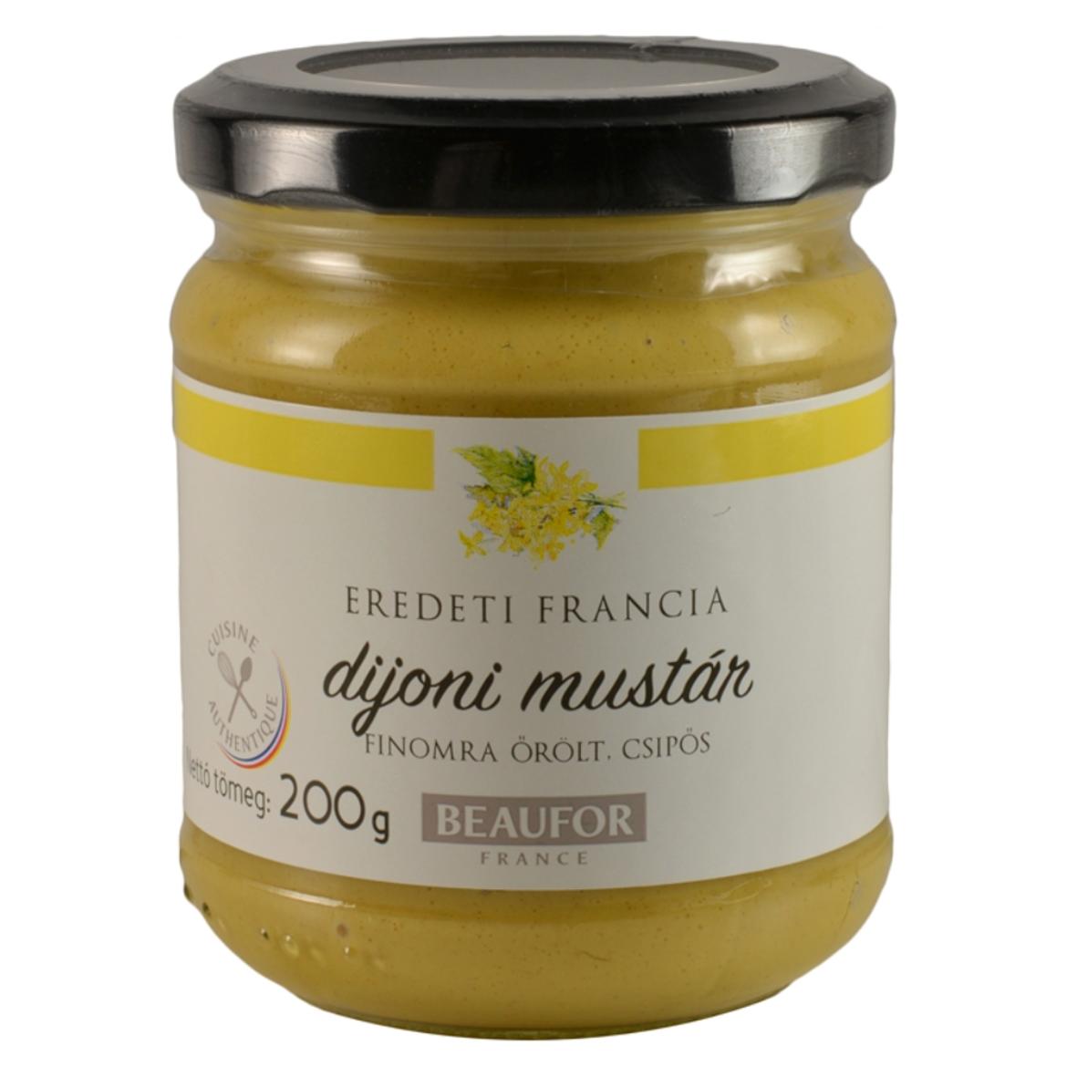 Beaufor finom, csípős dijoni mustár