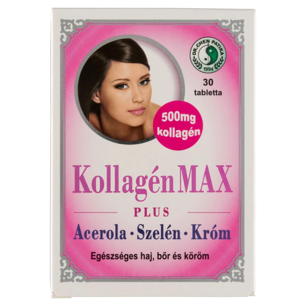 Dr. Chen Patika Kollagén Max Plus étrend-kiegészítő tabletta C-vitaminnal