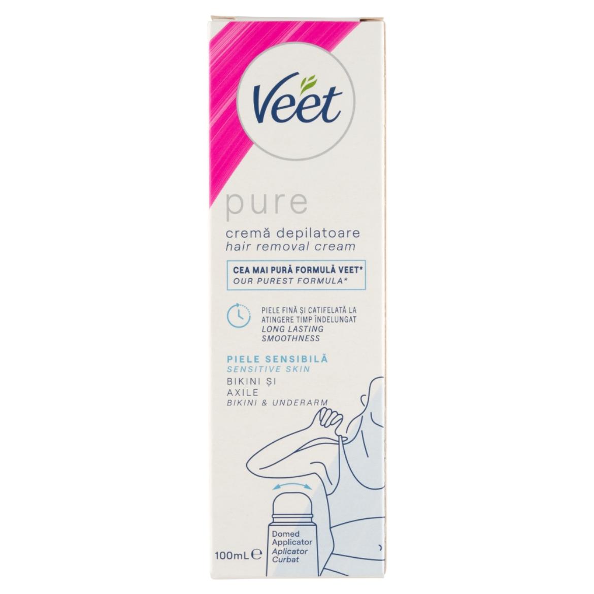 Veet Pure szőrtelenítő krém bikinivonalra és hónaljra, érzékeny bőrre