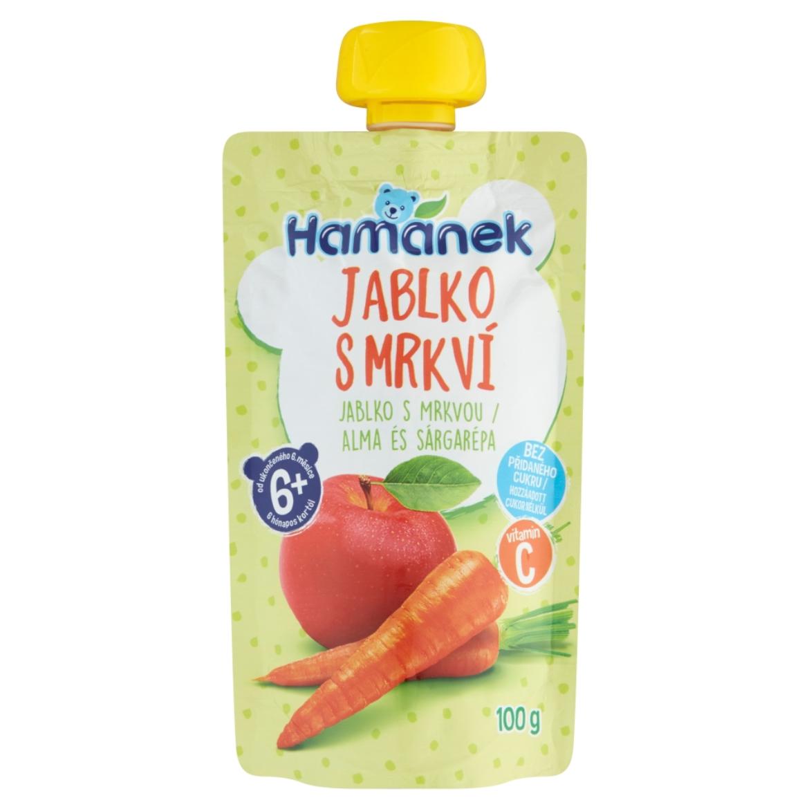 Hame alma-sárgarépa gyümölcspüré 6 hónapos kortól -