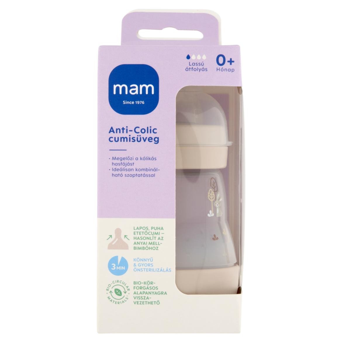 MAM Anti-Colic cumisüveg újszülött kortól 160 ml