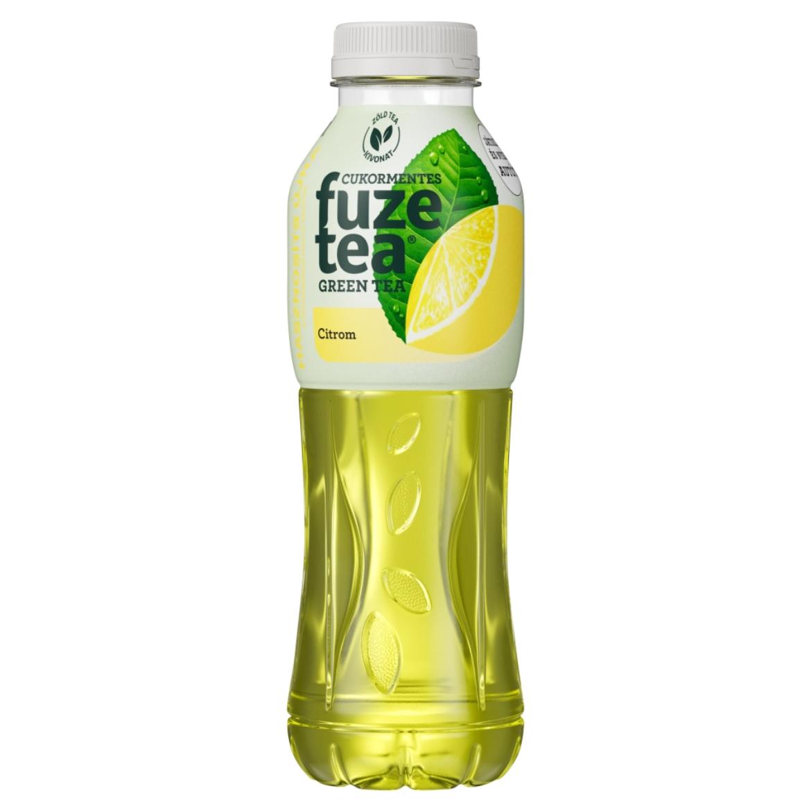 FuzeTea energiamentes, szénsavmentes citromízű üdítőital zöld tea kivonattal