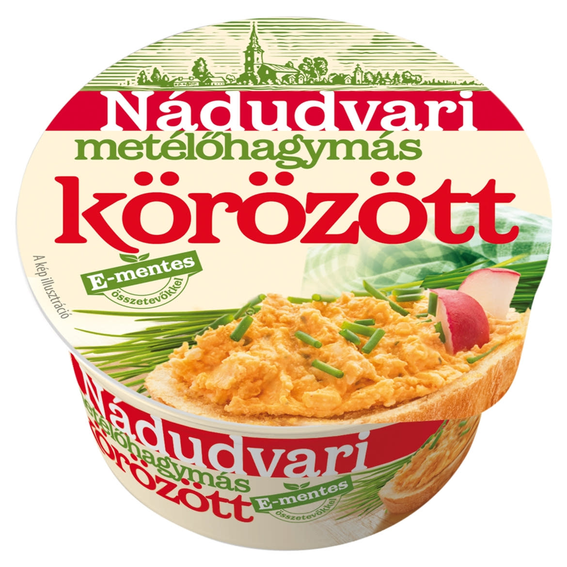 Nádudvari metélőhagymás körözött