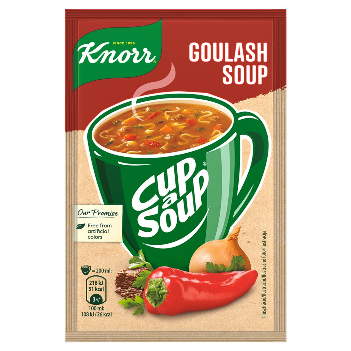 Knorr instant gulyásleves
