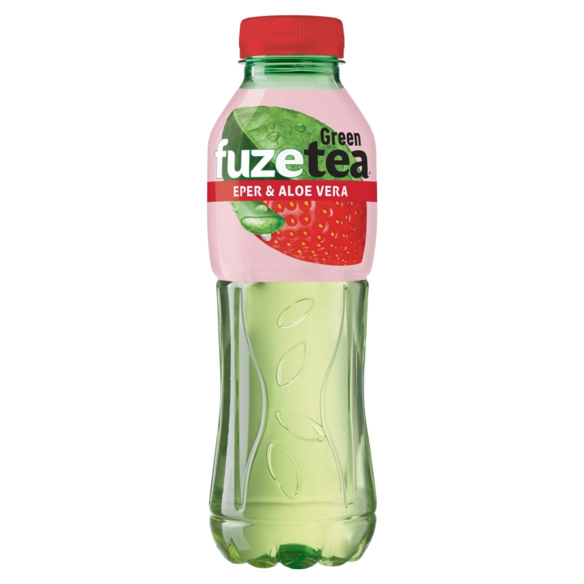 FUZETEA szénsavmentes eper-aloe vera ízű üdítőital cukorral és édesítőszerrel