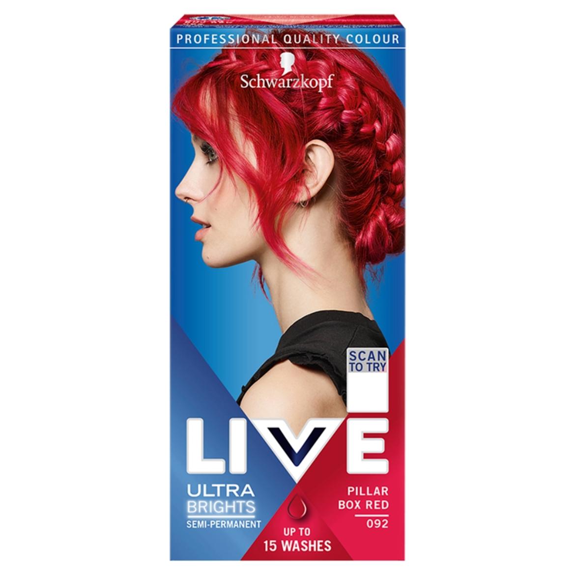 Schwarzkopf Live Ultra Brights 092 Lángoló Vörös hajszínező