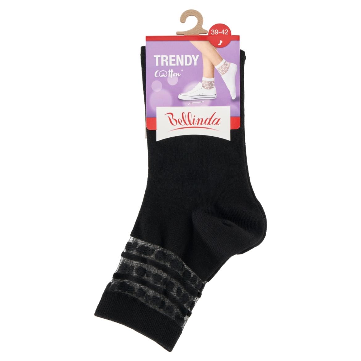 Bellinda zokni trendy pamut fekete 39-42