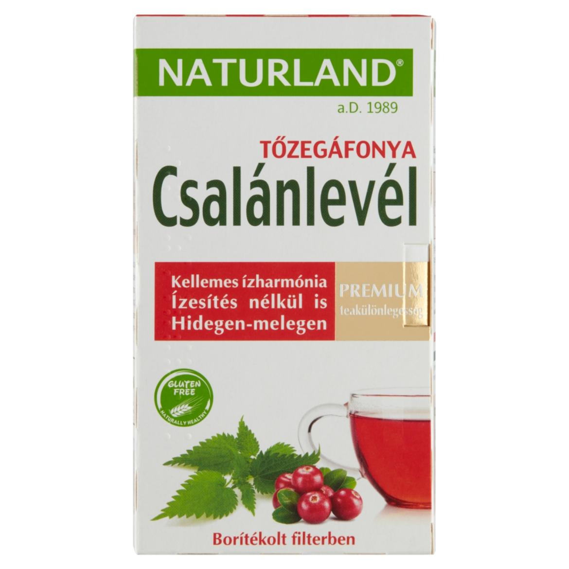 Naturland Premium Herbal & Fruit csalánlevél & tőzegáfonya teakeverék