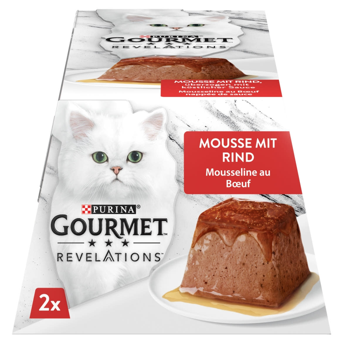 Gourmet Revelations macska tálka marha pástétom 2x57g