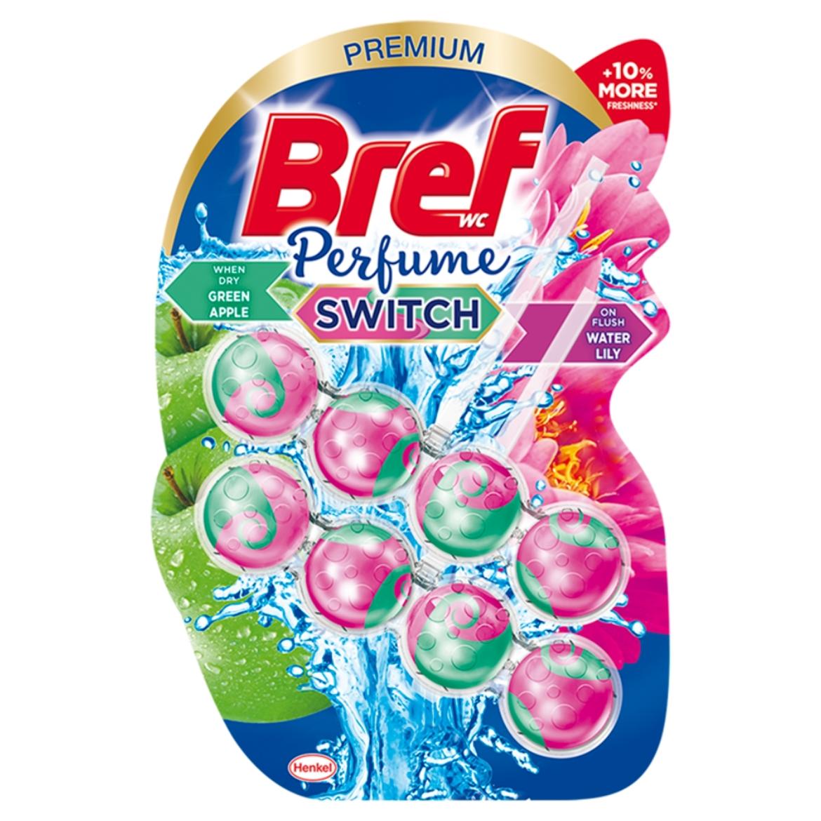 Bref Perfume Switch Green Apple-Water Lily WC frissítő 2 x