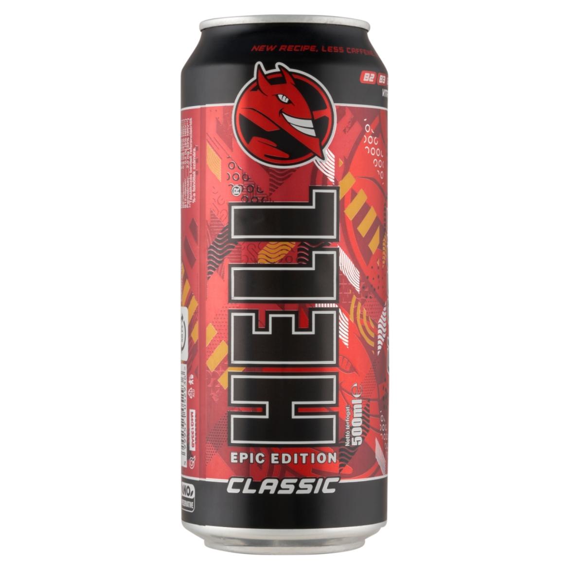 HELL Epic Edition Classic tuttifruttíizü, koffeintartalmú, szénsavas, alkoholmentes ital