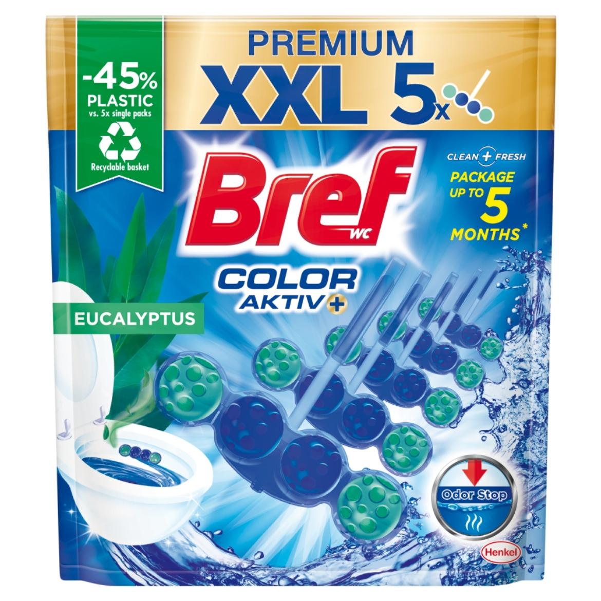 Bref Color Aktiv Eucalyptus WC frissítő 5 x  (2)