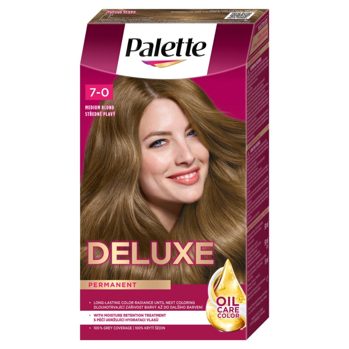 Palette Deluxe 7-0 középszőke intenzív krémhajfesték (400)