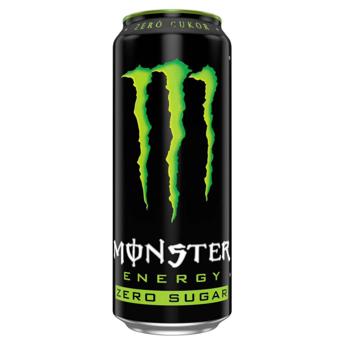 Monster Energy Zero Sugar szénsavas ital koffeinnel és édesítőszerekkel