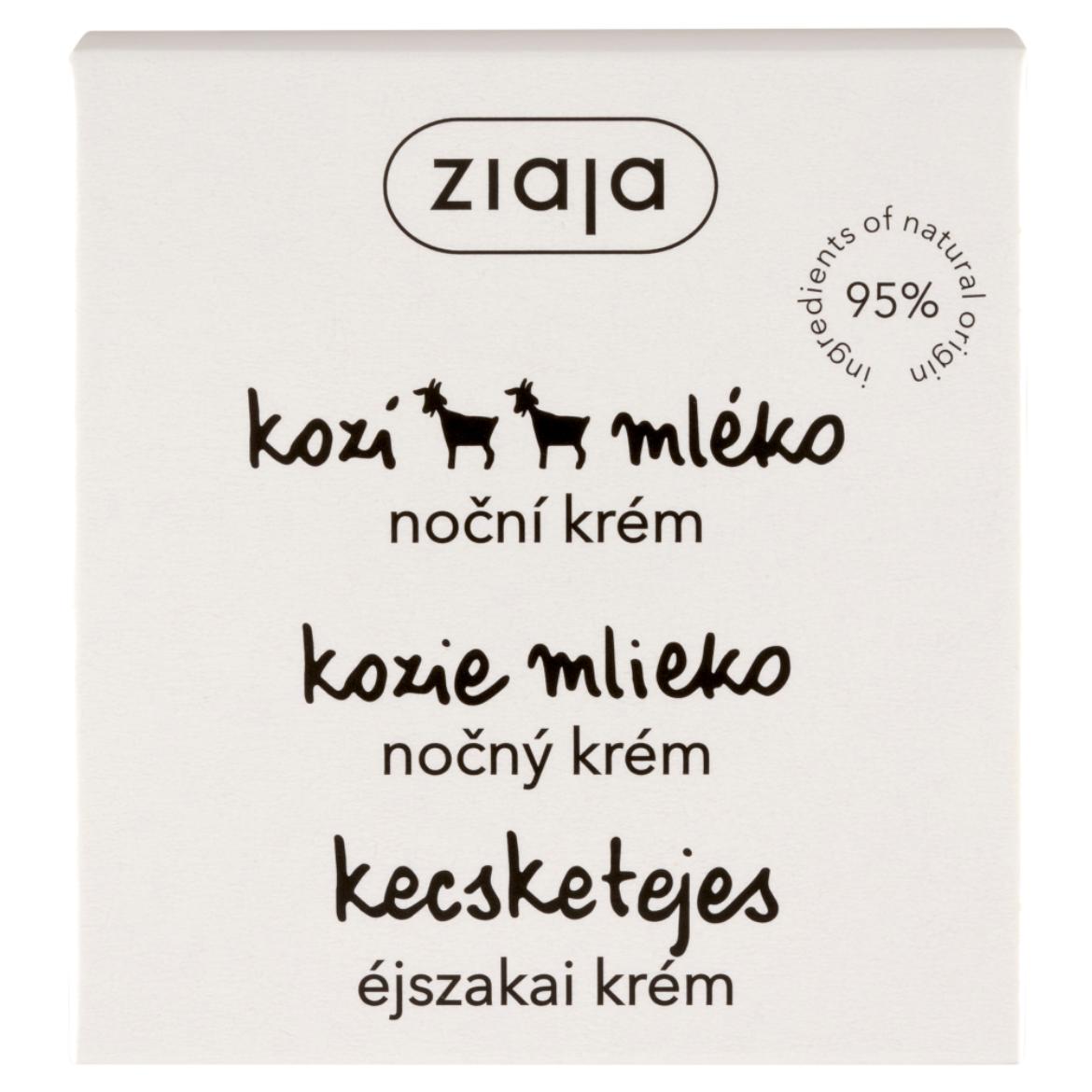 Ziaja kecsketejes éjszakai arckrém