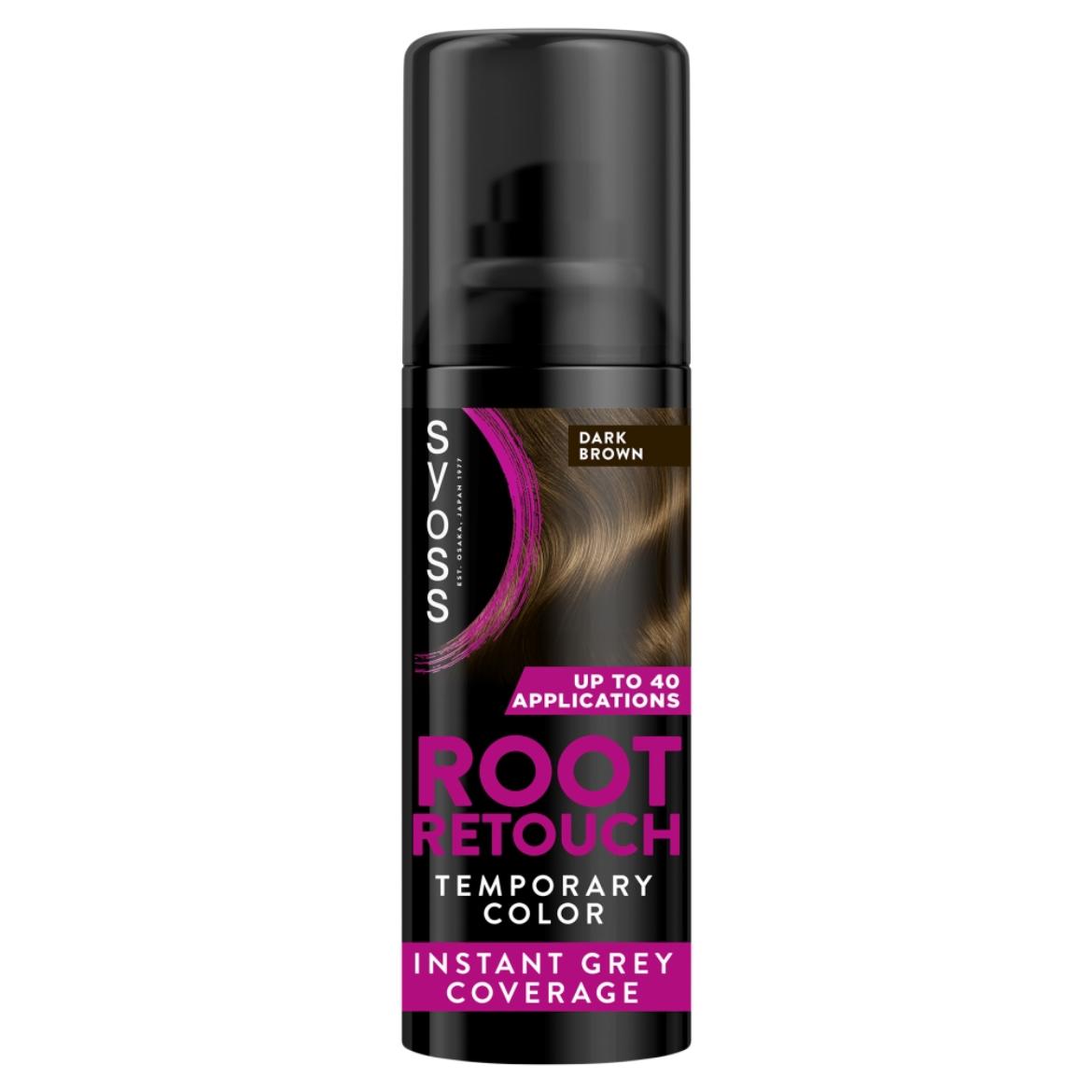 Syoss Root Retoucher lenövést elfedő hajszínező spray Sötétbarna 