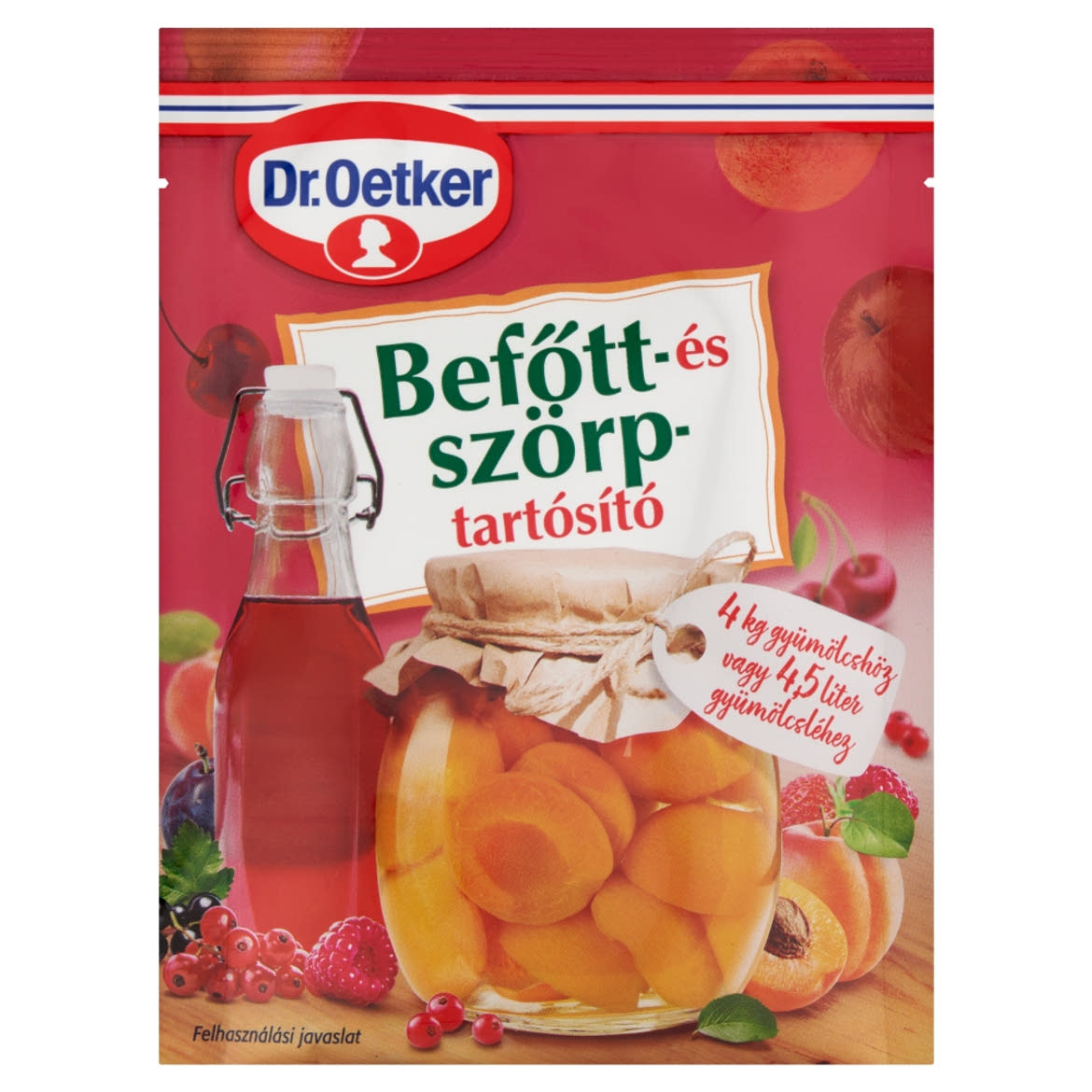 Dr. Oetker befőtt-és szörptartósító,