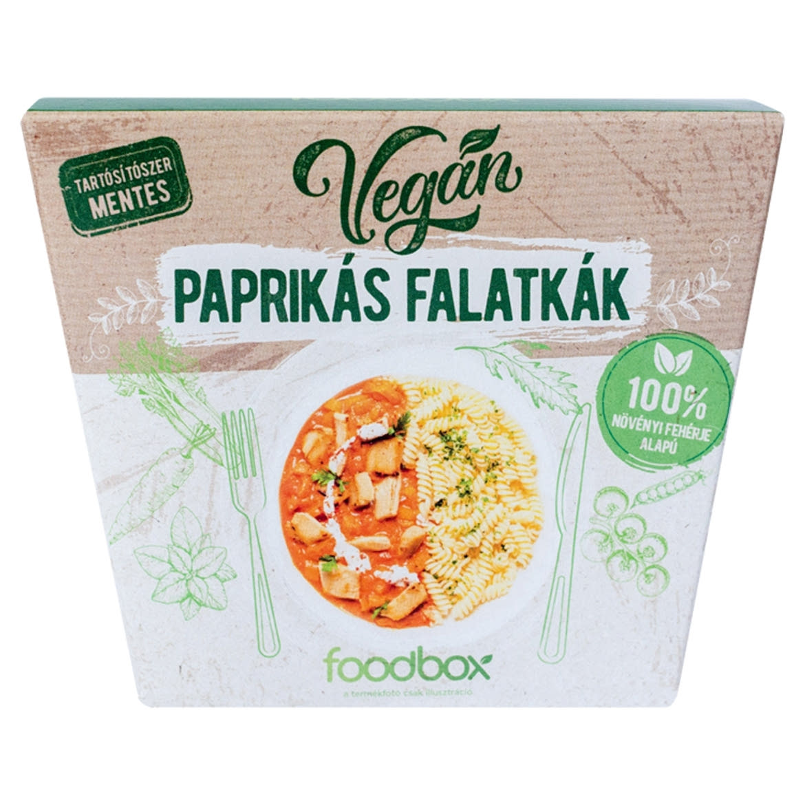 Foodbox Vegán készételek paprikás falatkák, 400 g