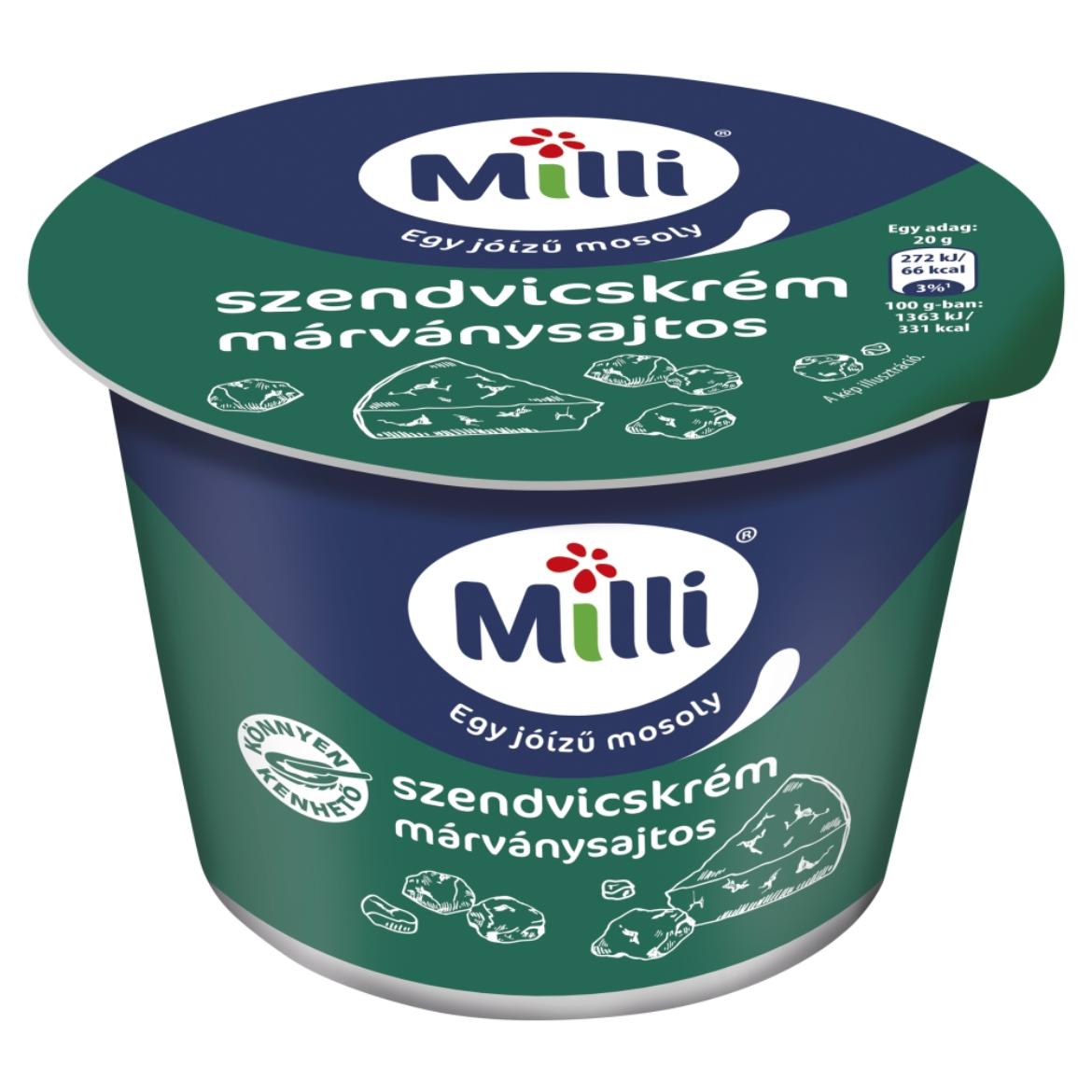 Milli márványsajtos szendvicskrém