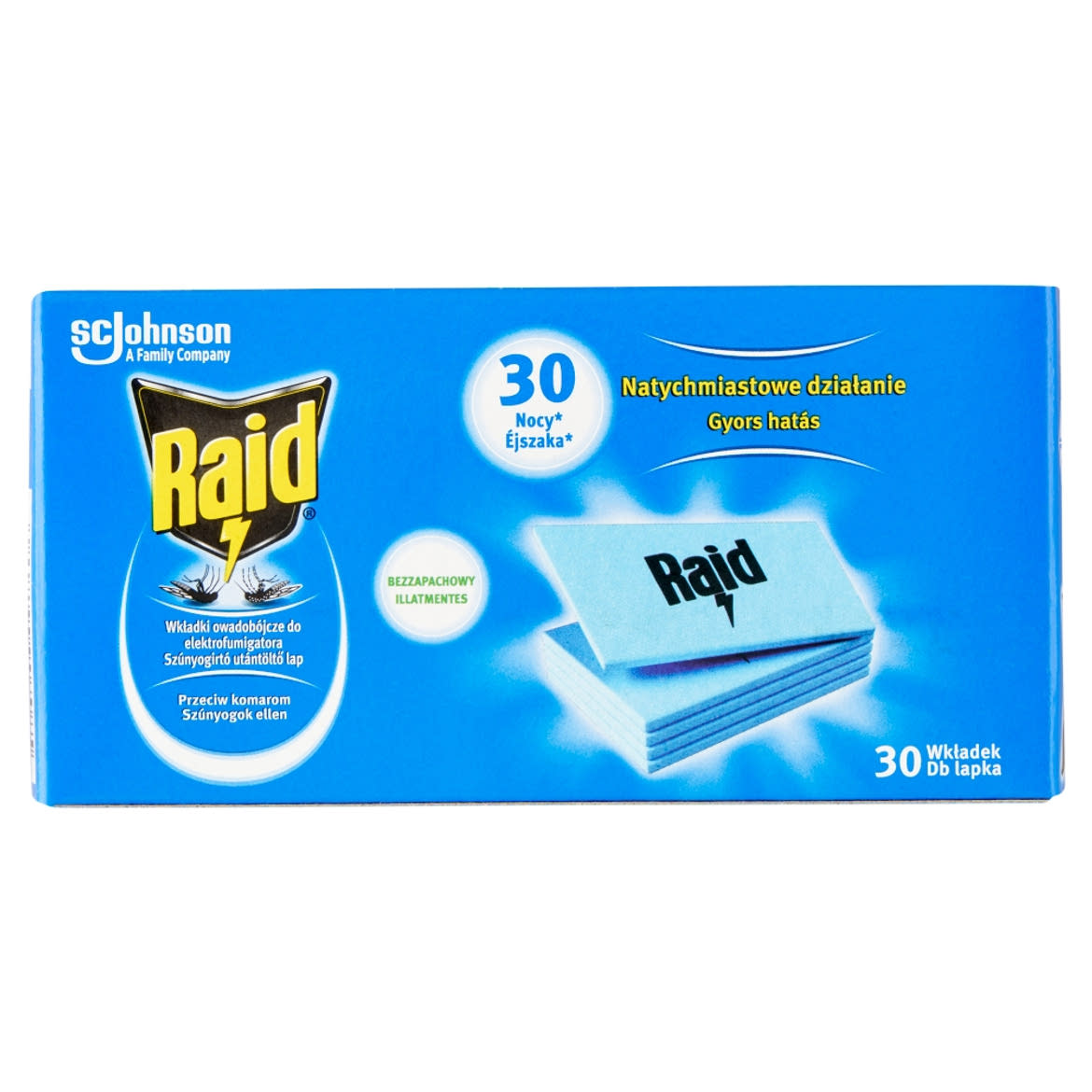 Raid szúnyogirtó utántöltő lap