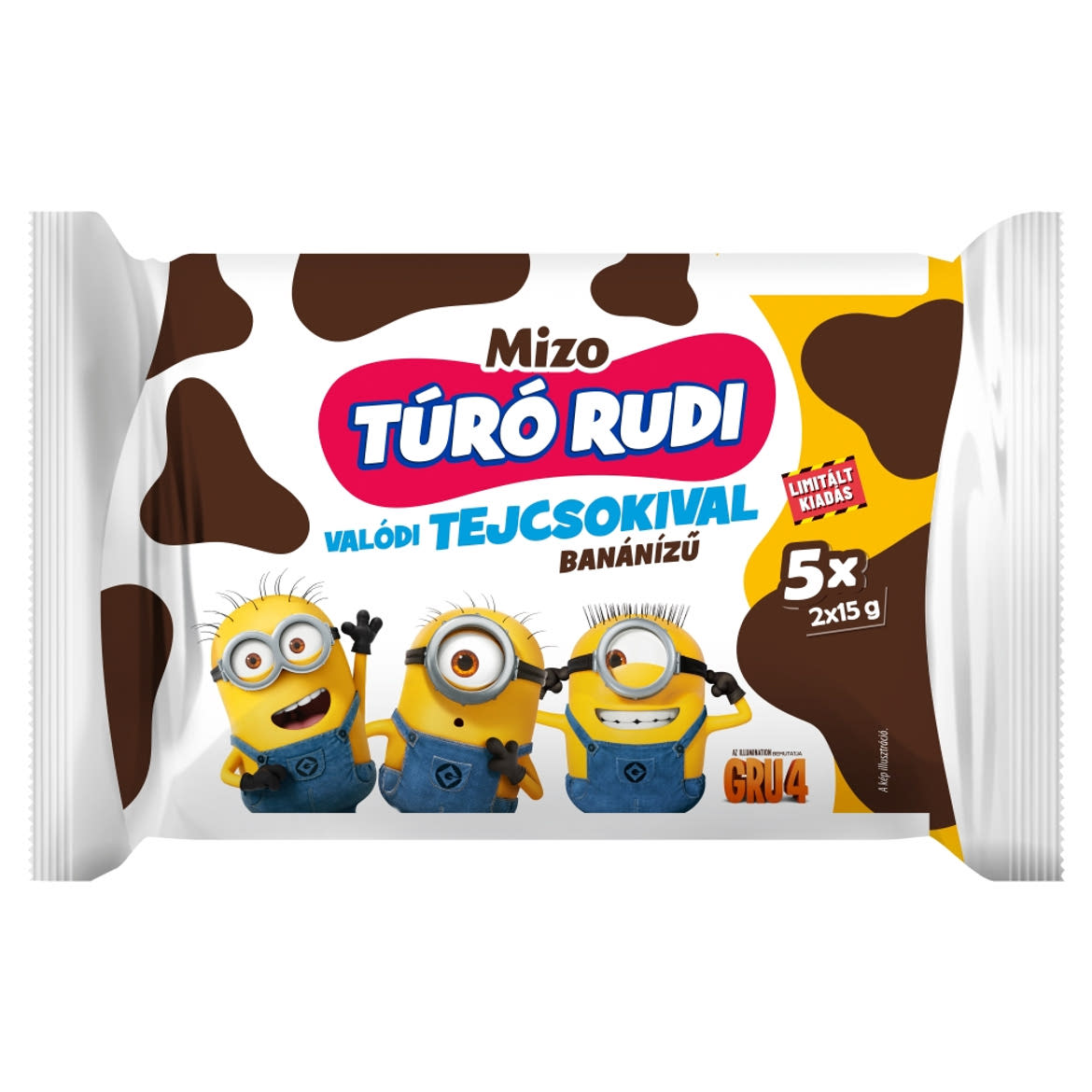 Mizo Túró Rudi natúr túródesszertbanán ízű 5 x , 150 g