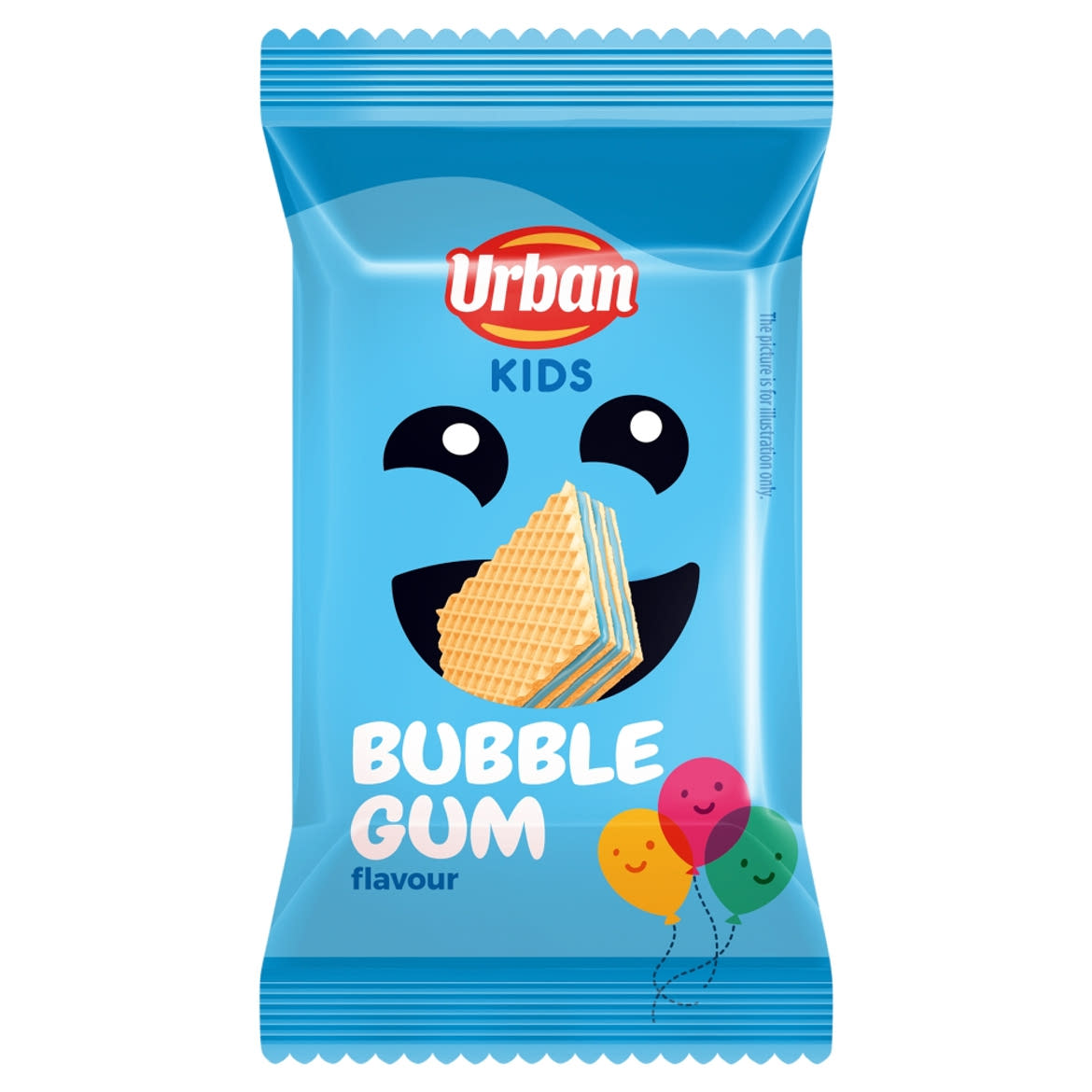 Urban Kids rágógumiízű krémmel töltött ostya