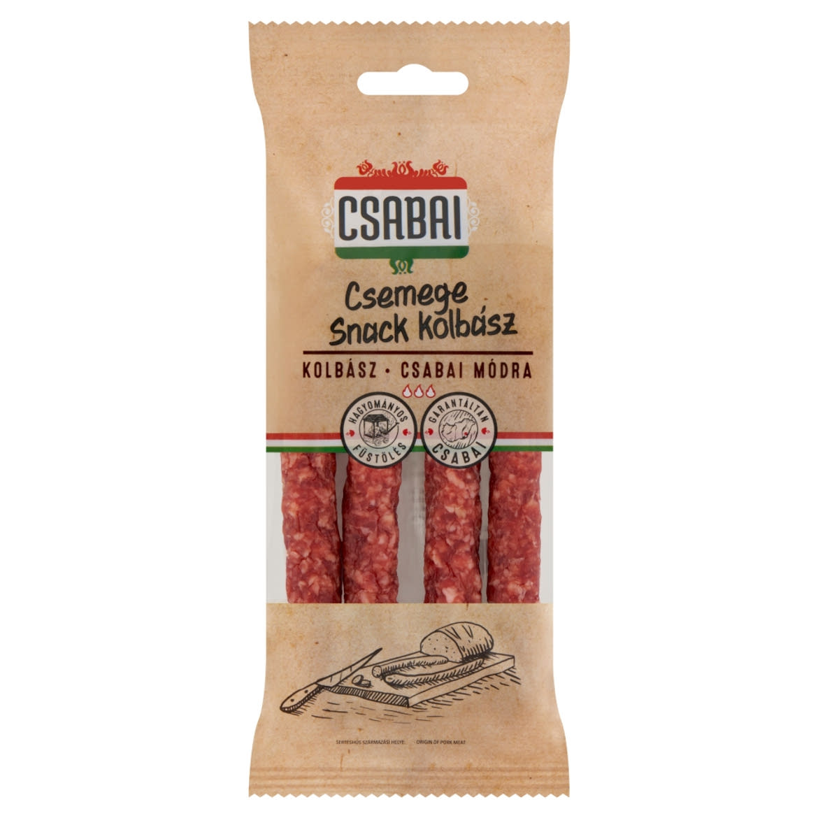 Csabahús csabai csemege snack kolbász