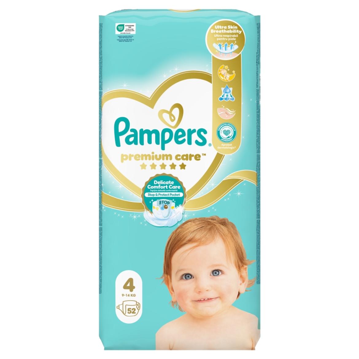 Pampers Premium Care Pelenka, 4 Méret, 9kg-14kg