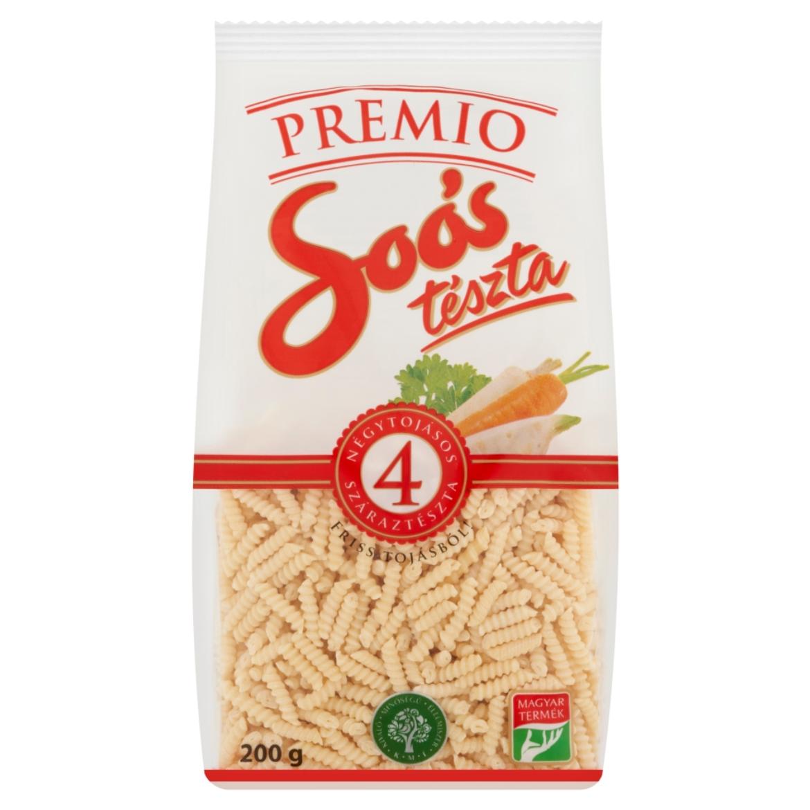 Soós Premio csiga 4 tojásos száraztészta