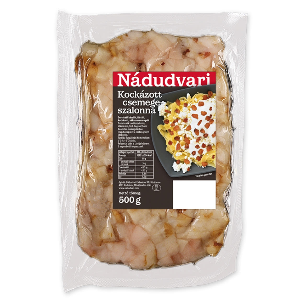 Nádudvari kockázott csemege szalonna