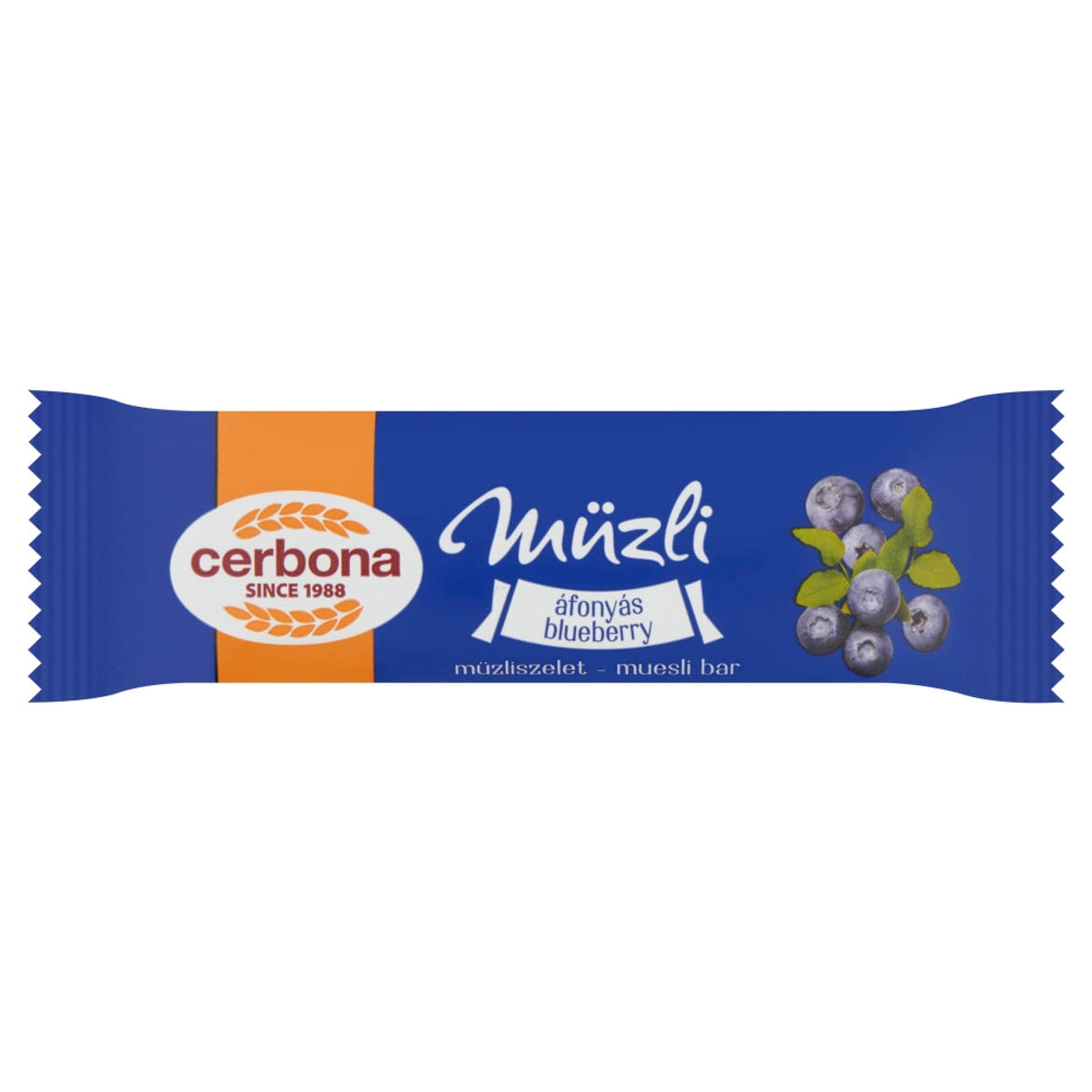 Cerbona áfonyás müzliszelet