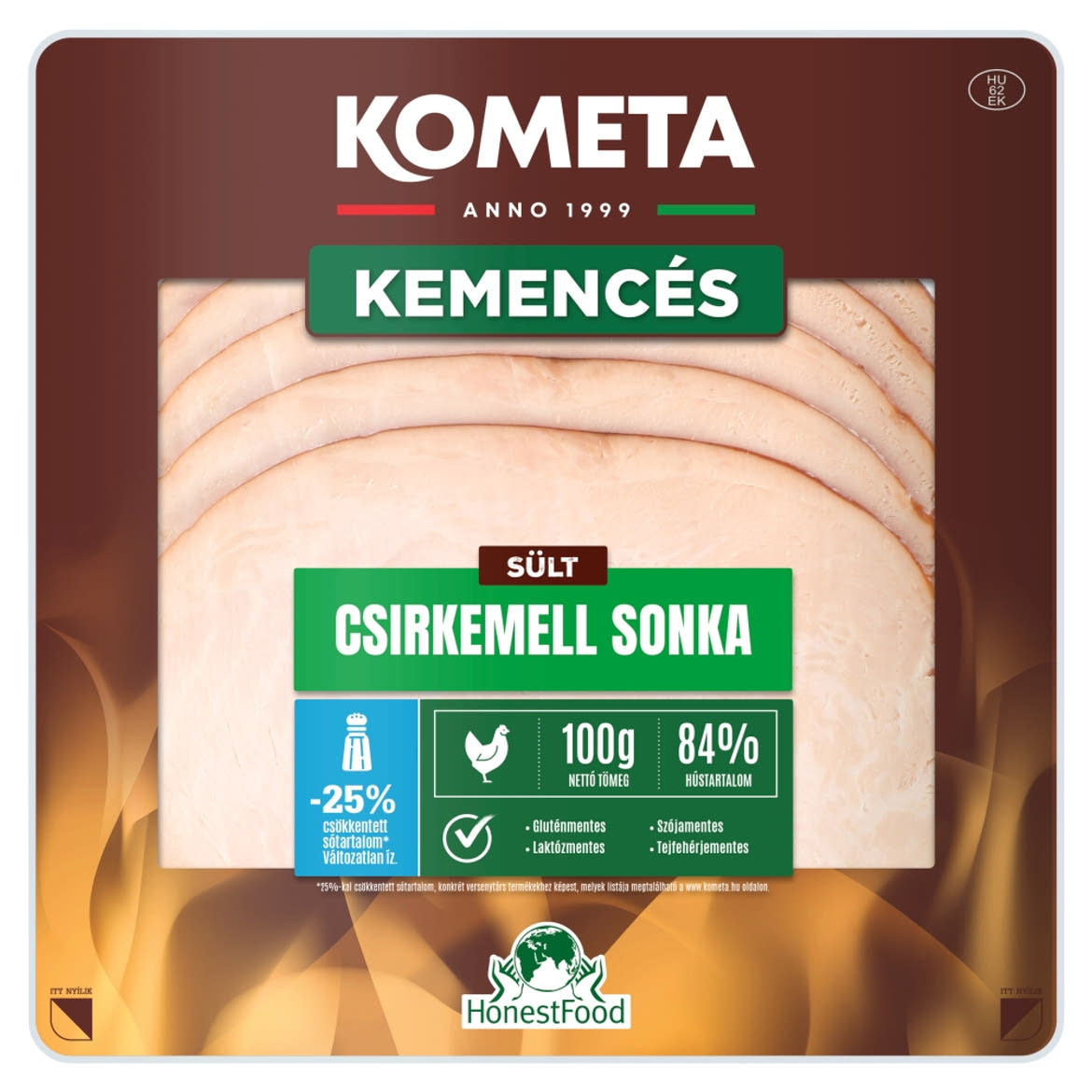 Kometa Kemencés szeletelt sült csirkemell sonka