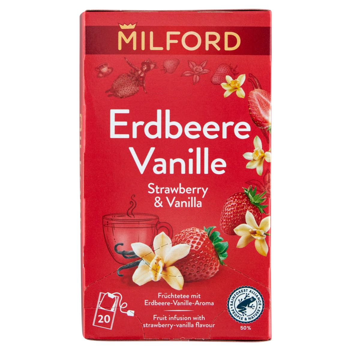 Milford Eper-Vanília ízű tea 20x2g