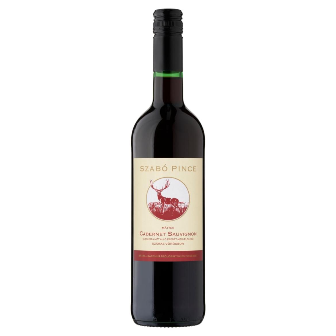 Szabó Pince Mátrai Cabernet Sauvignon száraz vörösbor 12%