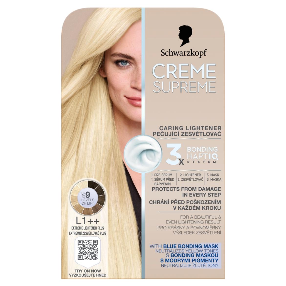 Schwarzkopf Creme Supreme tartós hajfesték /L1++ Extrém hajvilágosító - 1 db