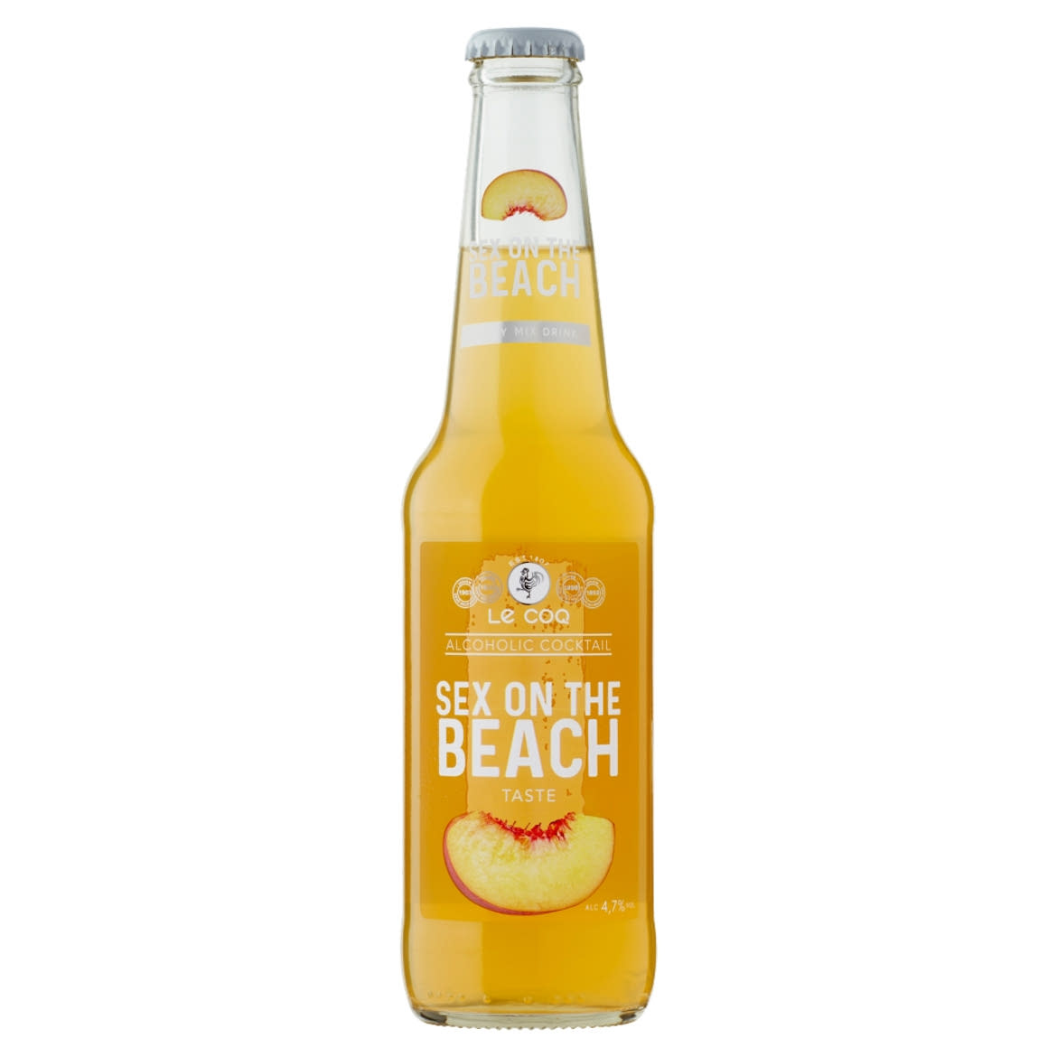 Le Coq Sex on the Beach narancs-barack-áfonya-rum ízű szénsavas alkoholos ital 4,7%