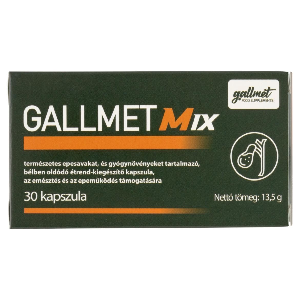 Gallmet Mix epesav és gyógynövény kapszula