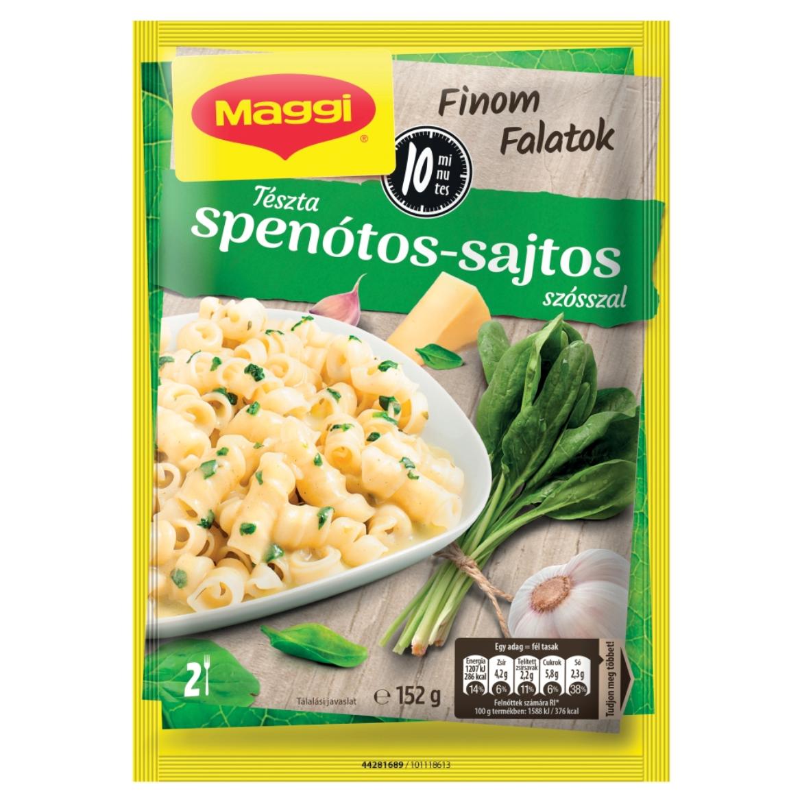 Maggi Finom Falatok Tészta spenótos-sajtos szósszal