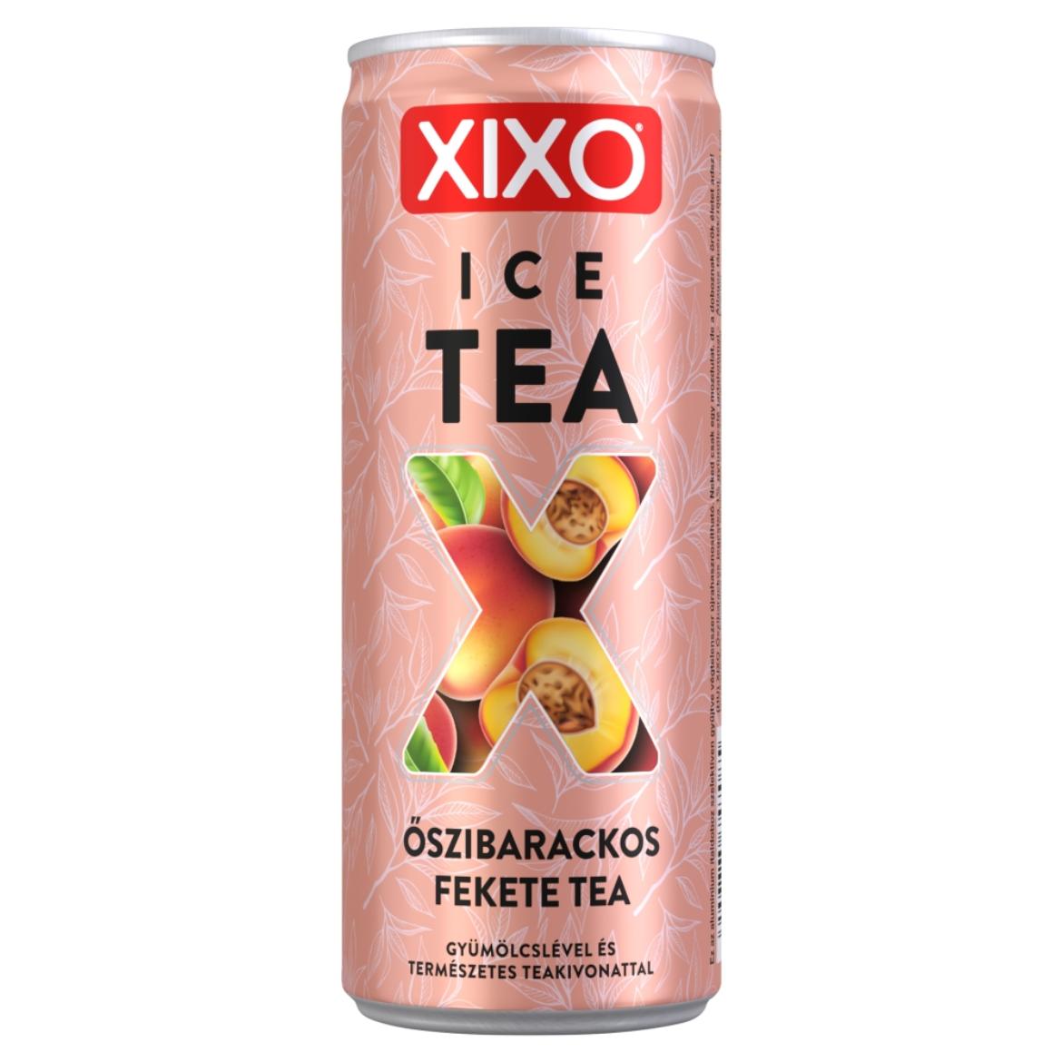 XIXO Ice Tea őszibarackos jegestea gyümölcslével és természetes teakivonattal