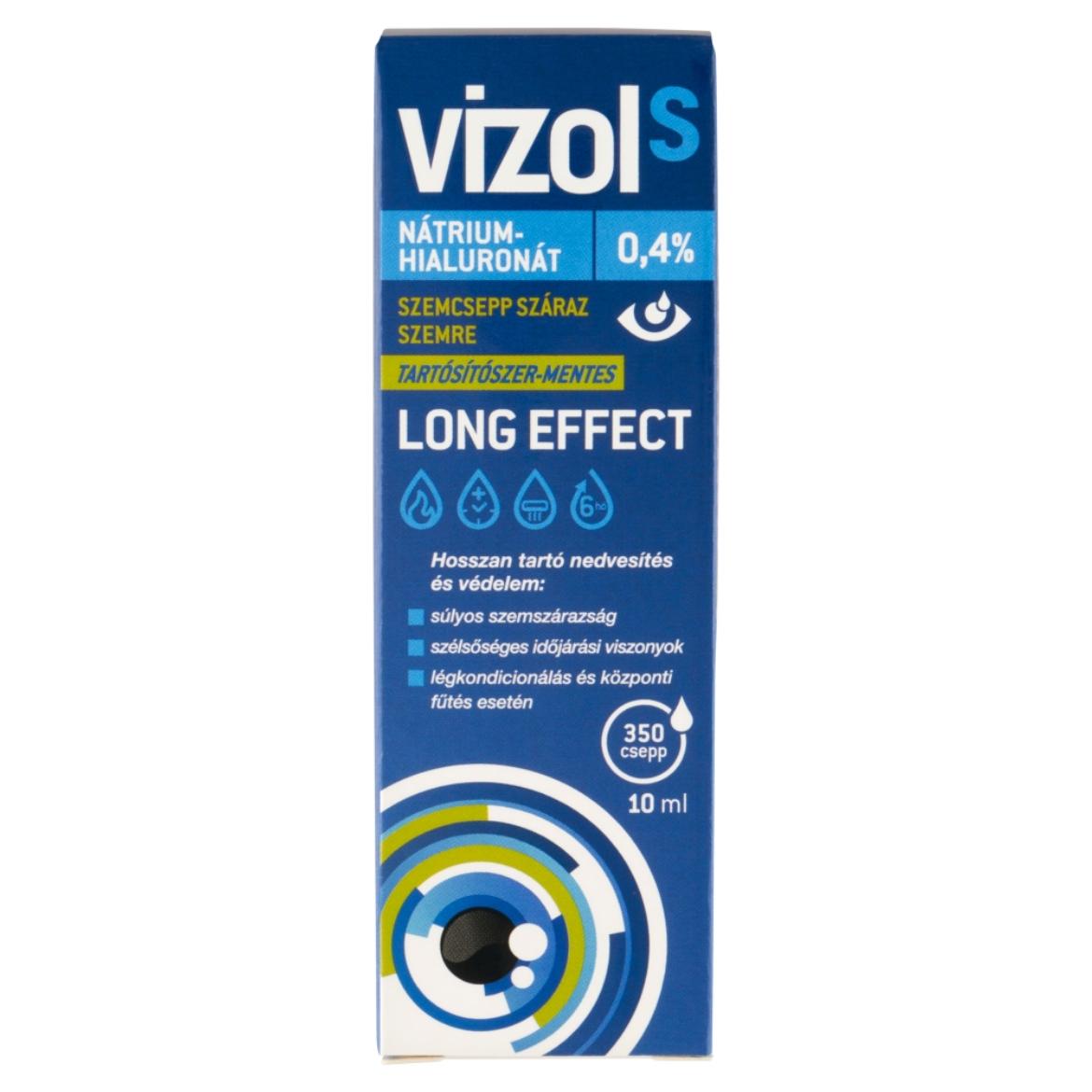 Vizol S 0,4% szemcsepp száraz szemre