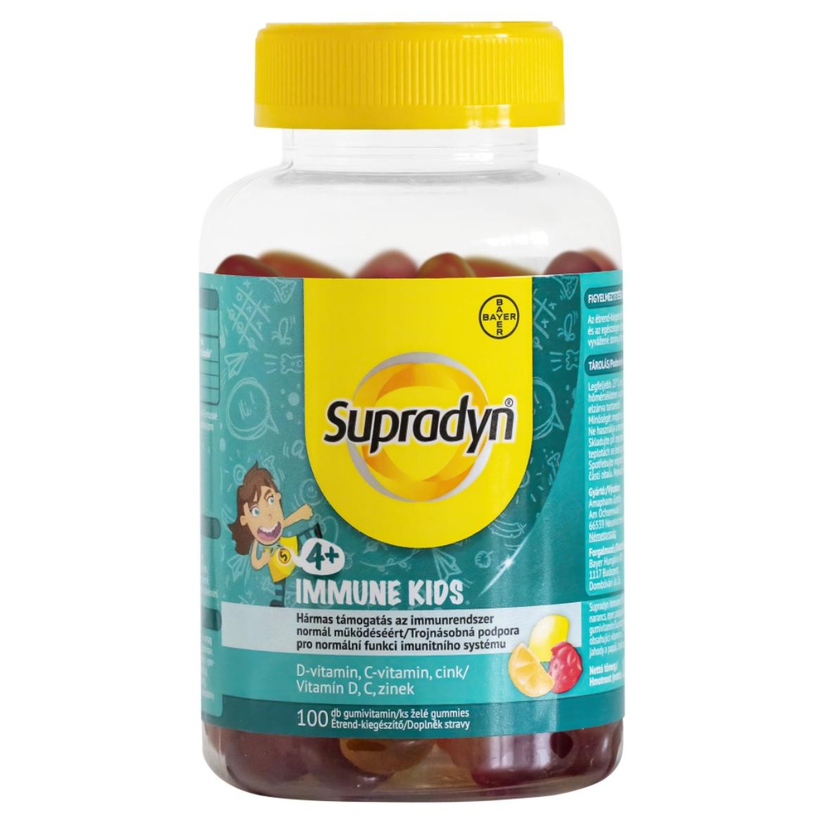 Supradyn Immune Kids gumivitamin, immunrendszer támogatás gyermekeknek