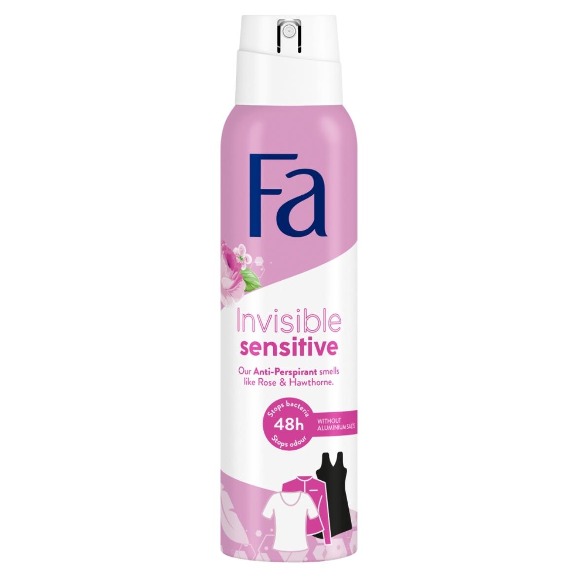 Fa izzadásgátló deospray Invisible Sensitive