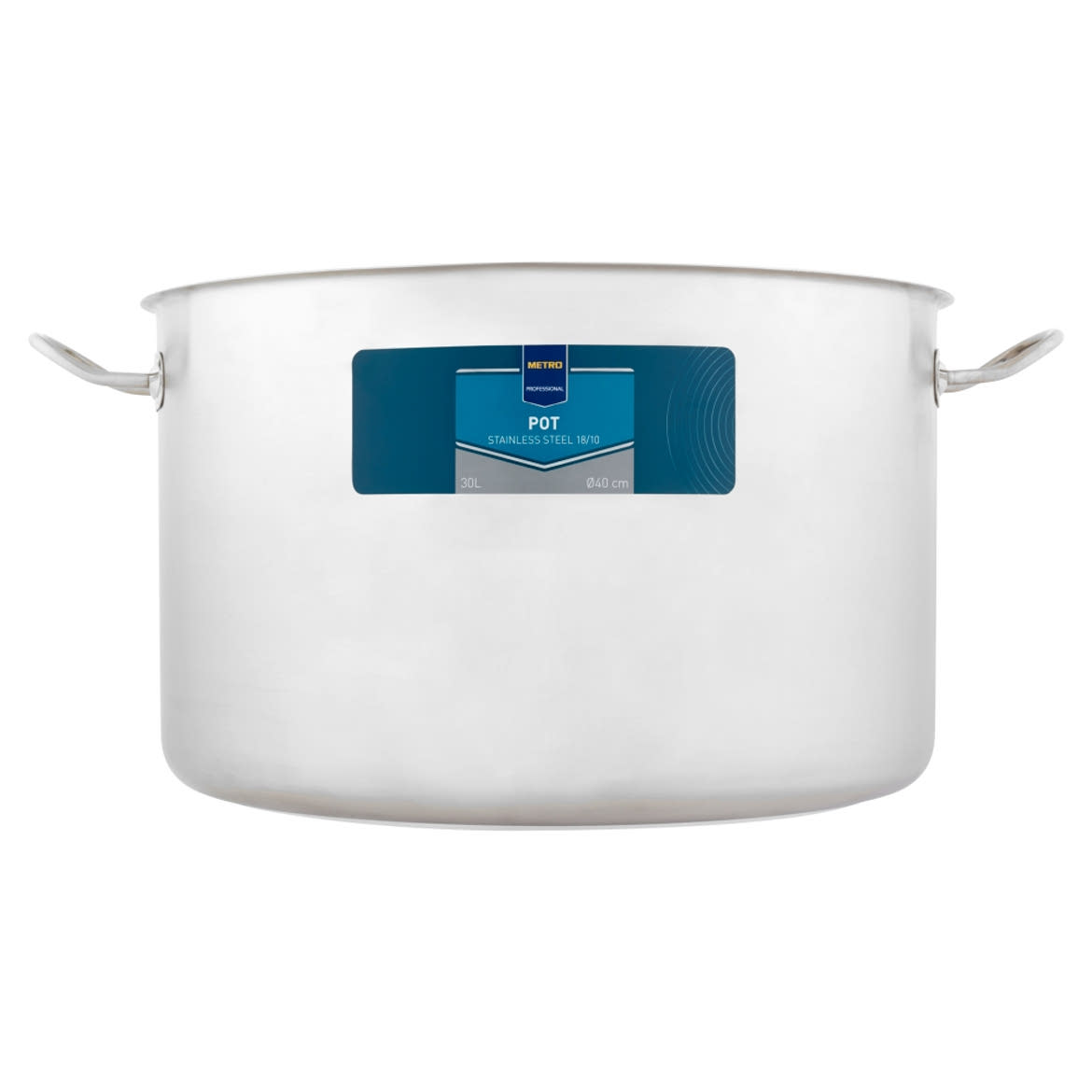Metro Professional rozsdamentes acél edény 40 cm 30 l