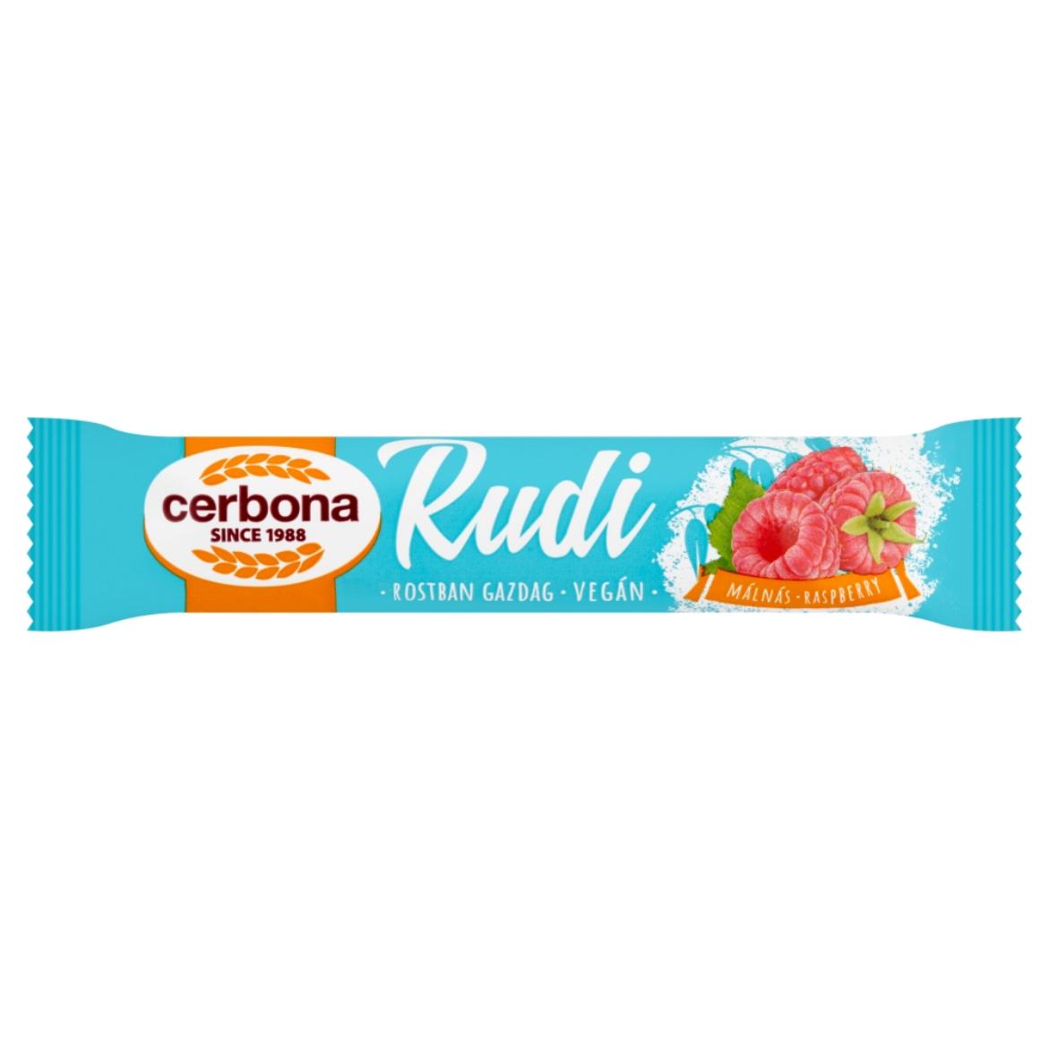 Cerbona Rudi zabrúd málnás töltelékkel, kakaós bevonattal