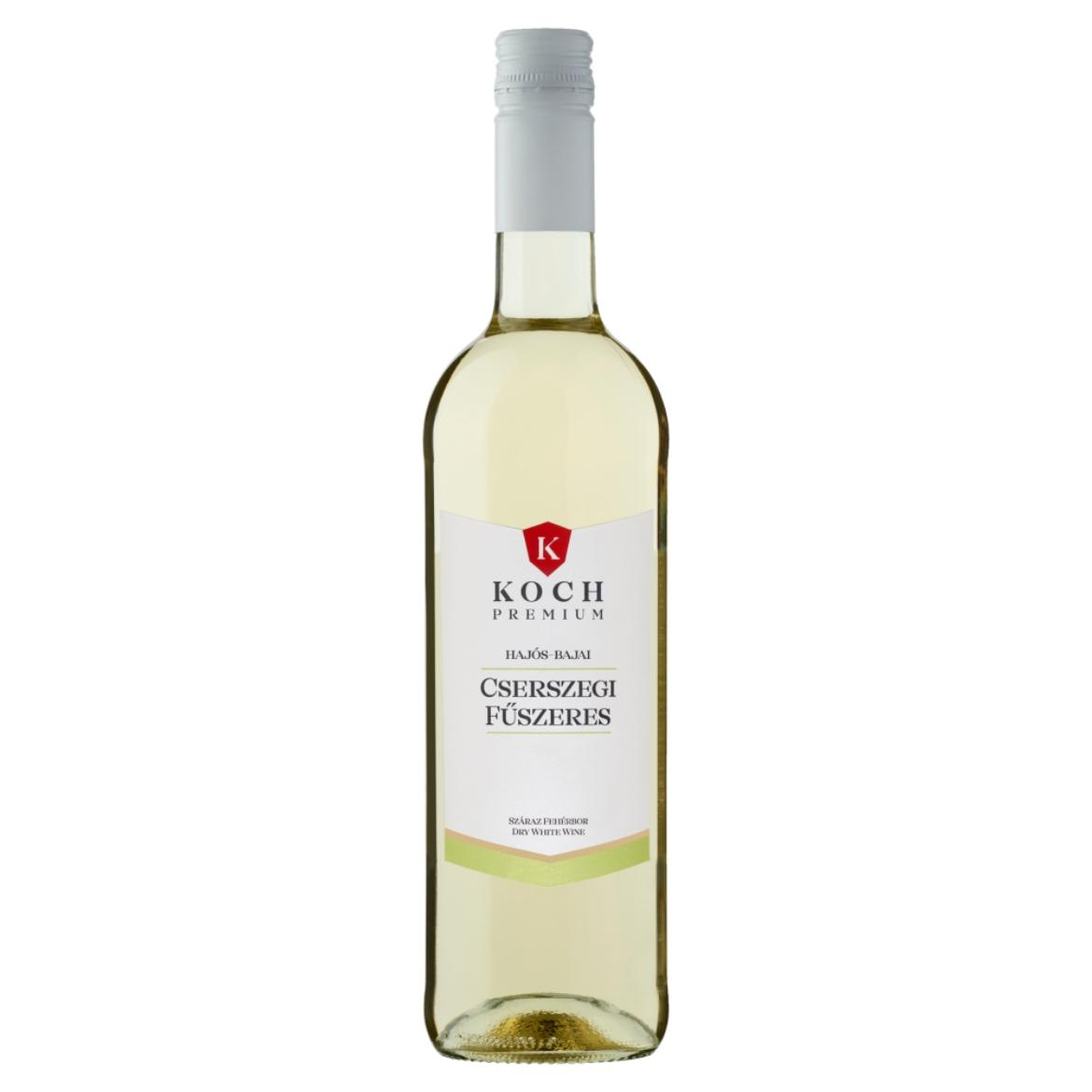 Koch Premium Hajós-Bajai Cserszegi Fűszeres száraz fehérbor 12%