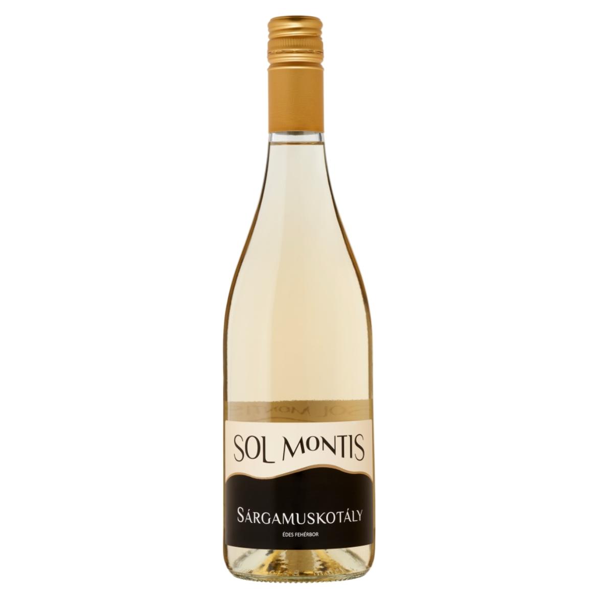 Sol Montis Felső-Magyarországi Sárgamuskotály édes fehérbor 12,5% 0,75 l