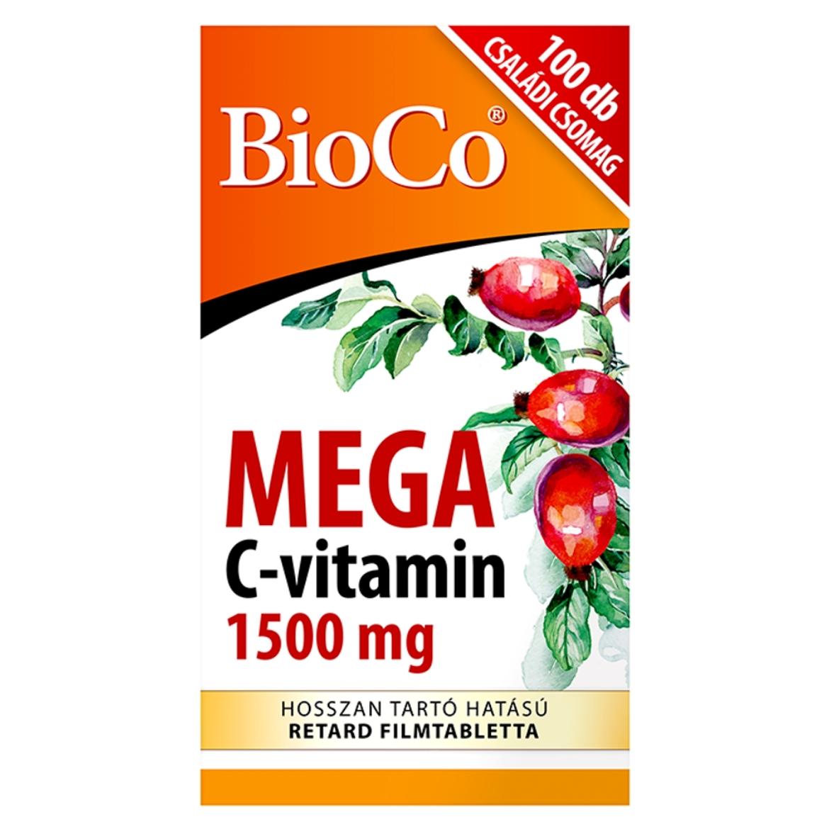 BioCo Mega C-vitamin 1500 mg Retard filmtabletta