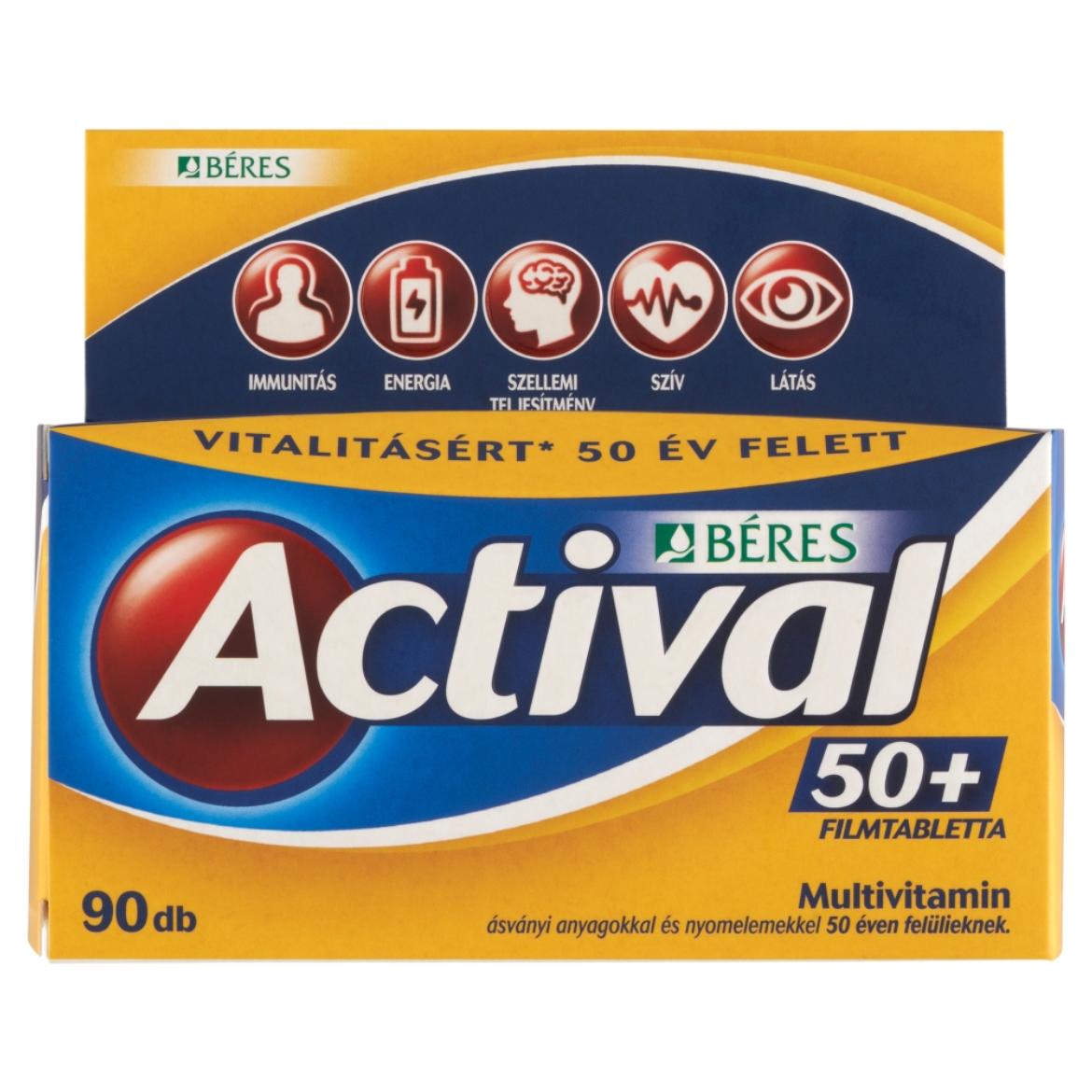 Béres Actival 50+ multivitamin filmtabletta