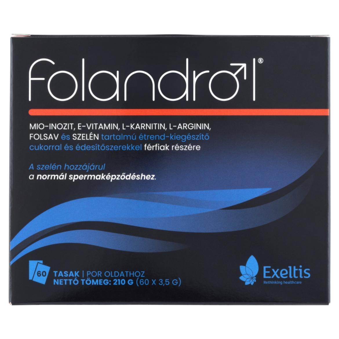 Folandrol folsav+szelén tartalmú étrend-kiegészítő por